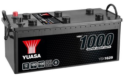 Autobaterie Yuasa YBX1000 SHD 12V, 180Ah, 1100A, YBX1629