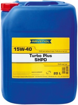 Motorový olej Ravenol Turbo Plus SHPD 15W-40, 20L