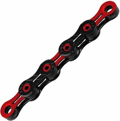 Řetěz KMC DLC SL 10 červeno/černý v krabičce 116 čl.