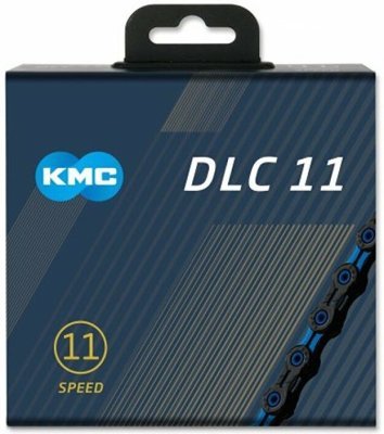 Řetěz KMC DLC SL 11 modro/černý v krabičce 118 čl.