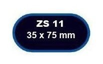 Záplaty FERDUS ZS 11 75×35 mm, balení 5 ks