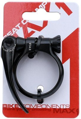 Sedlová objímka MAX1 Race 34,9 mm rychloupínací černá