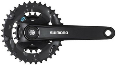 Kliky SHIMANO Altus FC-M315, 175mm 36x22, černé, bez krytu, 8 speed, v krabičce