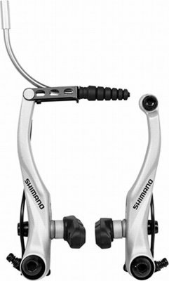 Brzdy SHIMANO Alivio BR-T4000 V-brake stříbrné v krabičce