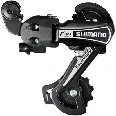 Měnič SHIMANO RD-TY21SS-L bez háku 6speed , krátké vodítko, černý, v krabičce