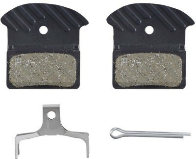 Brzdové destičky SHIMANO J05A polymer s chladičem, v krabičce