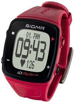 Pulsmetr SIGMA ID.Run HR tmavě růžový