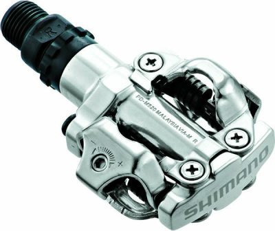 Pedály SHIMANO SPD PD-M520S stříbrné s kufry SM-SH51 v krabičce