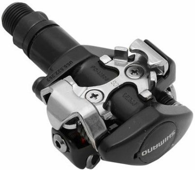 Pedály SHIMANO SPD PD-M505L černé s kufry SM-SH51 v krabičce