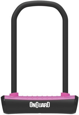 Zámek ONGUARD podkova 115x230x11mm růžová