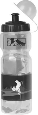 Lahev 0,4 l termo MIGHTY transparent/černá
