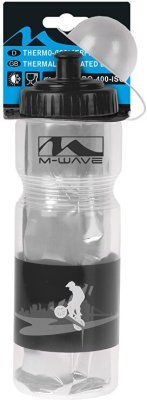 Lahev 0,4 l termo MIGHTY transparent/černá