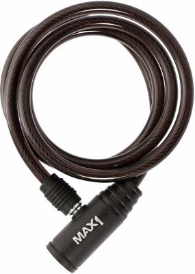 Zámek spirála MAX1 1200x8 mm černý