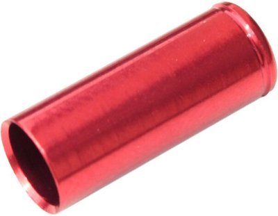 Koncovka bowdenu MAX1 CNC Alu 5 mm utěsněná červená 100 ks