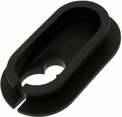 Kryt kabeláže POWERFLEX do rámu 20x45x15mm, černý plast