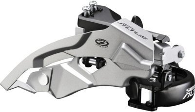 Přesmykač SHIMANO Altus FD-M370 9 speed 34,9mm (s adaptéry 28,6 a 31,8 mm ) Top Swing v krabičce