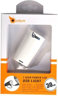 Světlo přední OWLEYE Highlux 30 dobíjecí bílé