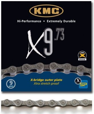 Řetěz KMC X-9.73 šedý, BOX 114 čl.