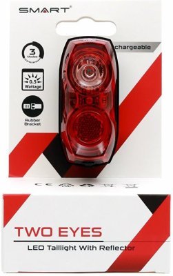 Blikačka zadní SMART Two Eyes USB, dobíjecí