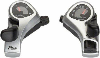 Řazení SHIMANO SL-TX50-L+6 3x6 rychlostí SIS (pár), v krabičce
