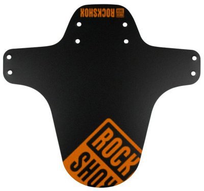 Blatník Rock Shox do odpružené vidlice černý-neon orange potisk