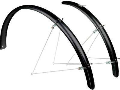 Blatníky set OLYMPIK 28"/29" MTB/Trek, 46 mm, černé