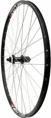Zapletené kolo 28/29" Shimano Disc Center lock zadní 8-11sp. Černé/stříbrné