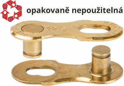 Spojka řetězu 12NR Ti-N Gold