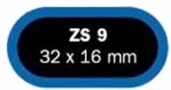 Záplaty FERDUS ZS 9 32×16 mm, balení 50 ks
