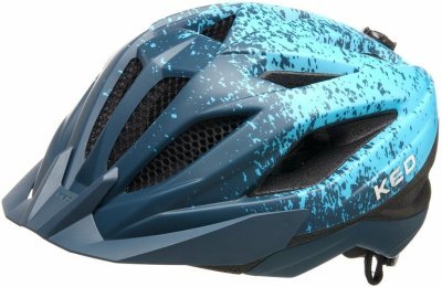 Přilba KED Street Junior Pro S deep blue cyan matt 49-55 cm