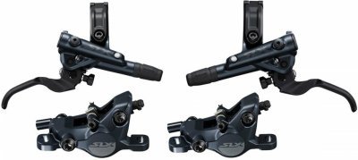Brzda kotoučová SHIMANO SLX M7100 přední a zadní komplet bez kotoučů J-kit v krabičce