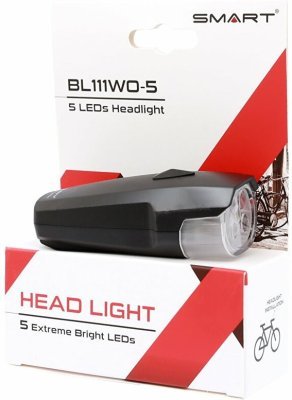 Světlo přední SMART 111 W černé