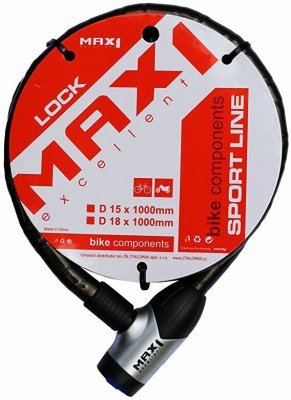 Zámek MOTO MAX1 1000x15 mm 4 klíče