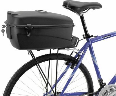 Box na nosič M-WAVE plastový, 17l, se zámkem