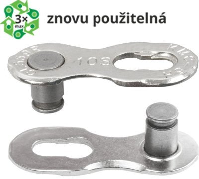 Spojka řetězu KMC 10 speed, baleno po 5 ks cena za balení