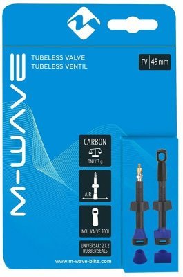 Bezdušové ventilky M-WAVE Carbon