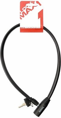 Zámek lanko MAX1 650 mm černý