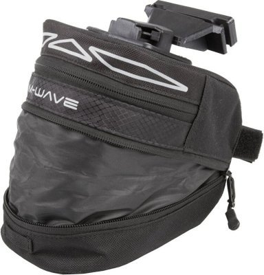 Brašna podsedlová M-WAVE s klipem černá