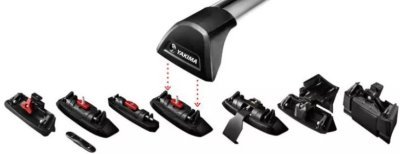 Yakima S6 Black - uzavřené nosiče