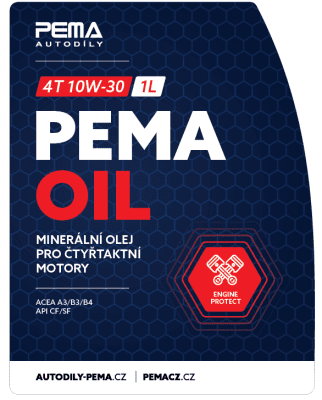 Motorový olej PEMA 4T 10W-30, 1L