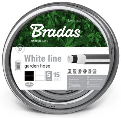 Zahradní hadice 50m, 1/2" WHITE LINE BRADAS WWL1/250