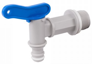 Zahradní plastový ventil, vstup 3/4", rychlospojka na hadici, těsnění BRADAS GTMK3400