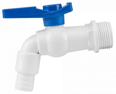 Zahradní plastový ventil, vstup 3/4", koncovka na hadici 1/2" BRADAS GTM3412PVC