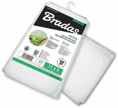 Agrovláknina 17g/m² bílá jarní, 5x1,1m BRADAS AWW1711005