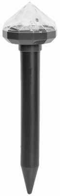 Solární odpuzovač krtků a hlodavců, diamantový, LED/ABS BRADAS CTRL-MO113S