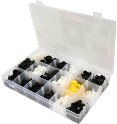 Příchytky plastové pro čalounění Honda 418 ks Yato YT-06656