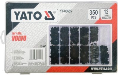 Příchytky plastové pro čalounění Volvo 350 ks Yato YT-06655