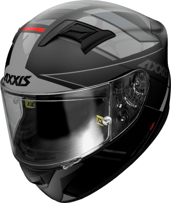Integrální helma AXXIS 41048971255 GP RACER SV FIBER TECH matná šedá M