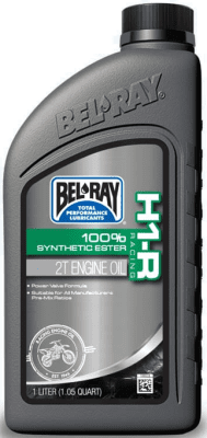 Motorový olej Bel-Ray 99280-B1LW H1-R RACING 100% SYNTHETIC ESTER 2T 1 l
