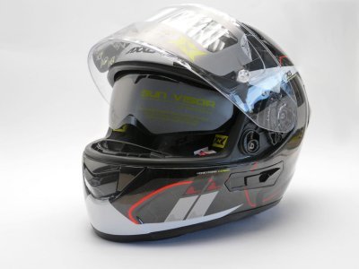 Integrální helma AXXIS 42327140028 RACER GP CARBON SV spike a0 lesklá perleťová bílá XXL (42327140008)